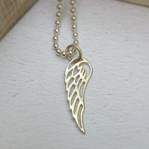 sterling silver angel wing charm
