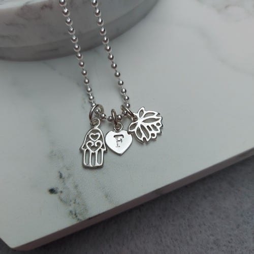 inspirational sterling silver necklace